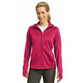 Sport-Tek  Ladies Tech Fleece Full-Zip Hooded Jacket